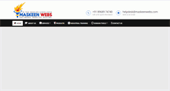 Desktop Screenshot of maskeenwebs.com